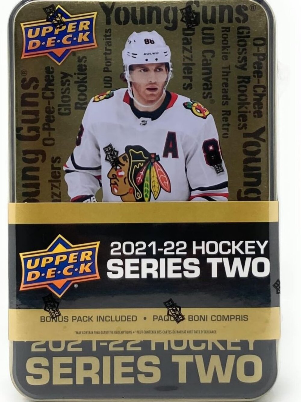 2021-22 Hockey Cards Collector's Tin - Upper Deck Series 2, Rare Collectible Set